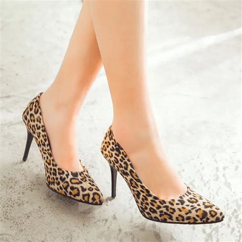 Luipaard Print Schoenen Vrouwen Super Leopard Print Heels Cm Women S Shoes With Heels Pumps