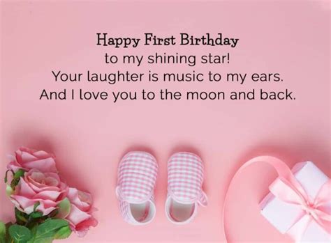 Happy 1st Birthday Girl Wishes Quotes Messages Status And Images