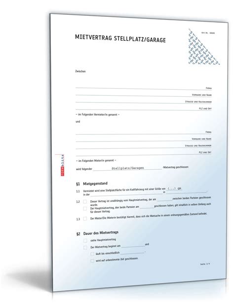 Wann ist eine kündigung vom mietvertrag durch mieter überhaupt möglich? Mietvertrag Stellplatz: Rechtssicheres Muster zum Download