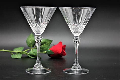 Martini Glasses Cristal D Arques Longchamp Crystal 7 Etsy