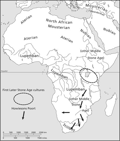 African Stone Age Geografia Mapa África