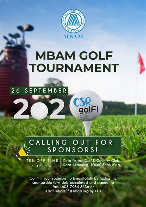 Mbam stands for master builders association, malaysia. MBAM ANNUAL GOLF TOURNAMENT 2020 | Master Builders ...