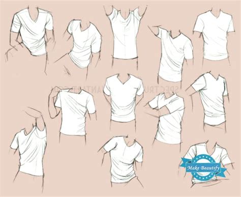 Shirts Positions T Shirt How To Draw Mangaanime Sketches