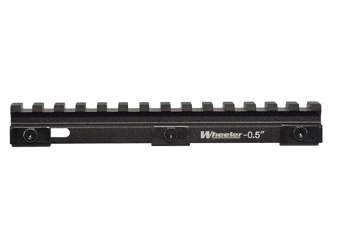 Wheeler Delta Series AR Picatinny Rail Riser Aluminum Black