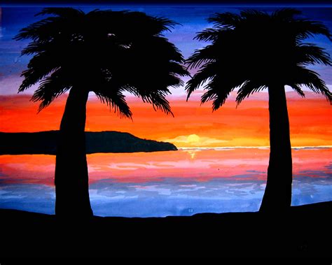 Sunset Drawing Pencil at GetDrawings | Free download