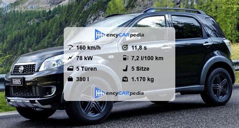 Daihatsu Terios 1 5 2WD Technische Daten 2009 2013 Leistung