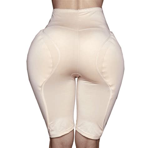 Bimei 2ps Women Shapewear Sponge Butt Lifter Hip Padded Enhancer Mid Thigh Tummy Control Body