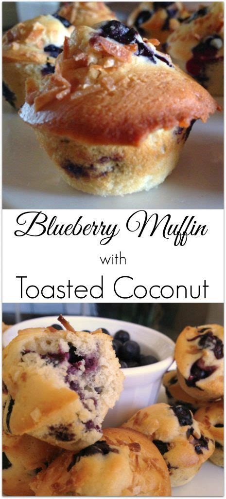 Low Fat Blueberry Muffin With Toasted Coconut Best Crafts And Recipes