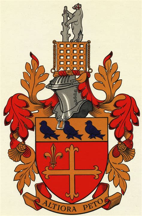 Coat Of Arms Crest Of Warwick School
