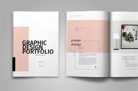 Graphic Design Portfolio Template 82436 Brochures Design Bundles