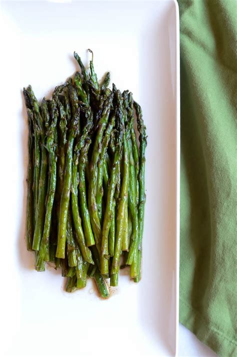 Brown Butter Balsamic Roasted Asparagus Caligirl Cooking