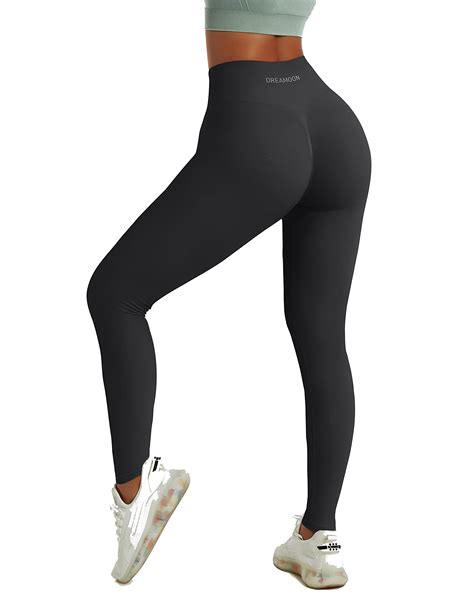 dreamoon high waisted seamless workout leggings for women scrunch butt lifting