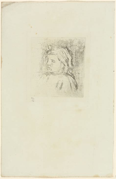 Claude Renoir Turned Three Quarters To The Left The Art Institute Of