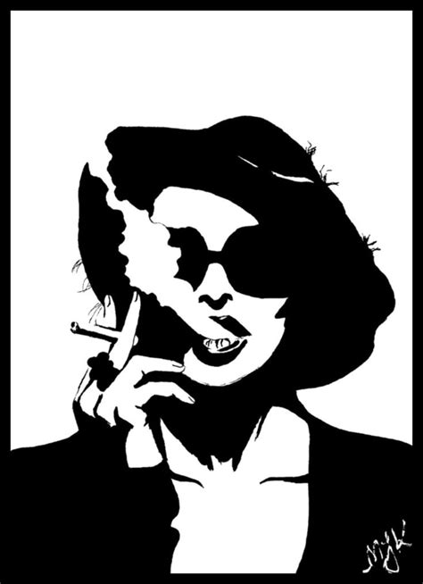 Marla Singer Hollywood Poster Smoke Art Illustrations And Posters