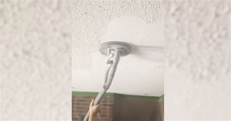 Popcorn ceiling removal is costly—and messy. See How Easy It Is To Get Rid Of Popcorn Ceilings With ...