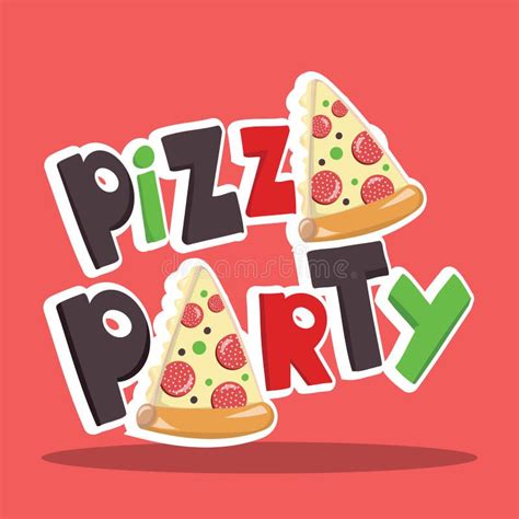 Pizza Party Stock Illustrations 10527 Pizza Party Stock
