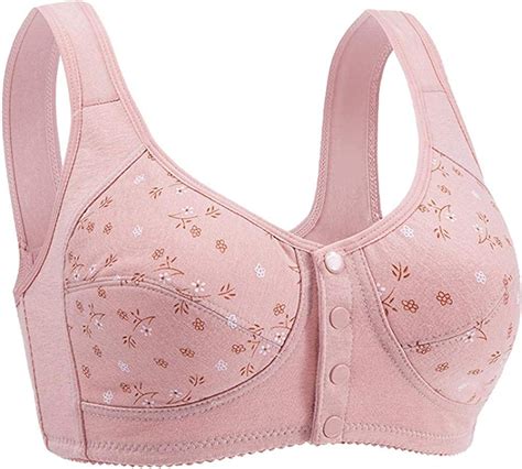 women s convenient front button bra front button wireless cotton vest bra underwireless bra