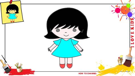 Simple Girl Drawing Free Download On Clipartmag