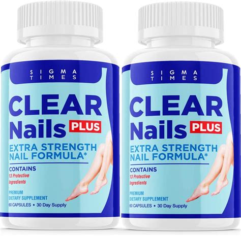 Sigma Times 2 Pack Clear Nails Plus Clear Nails Plus