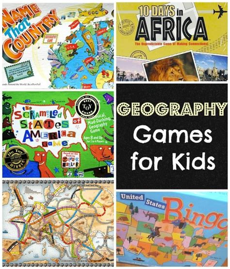 Geography Games For Kids Board Games That Teach About The