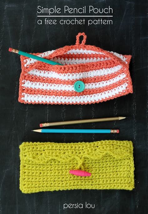 Pencil cartoon, simple cartoon pencil label, cartoon character, text png. Simple Pencil Pouch Crochet Pattern