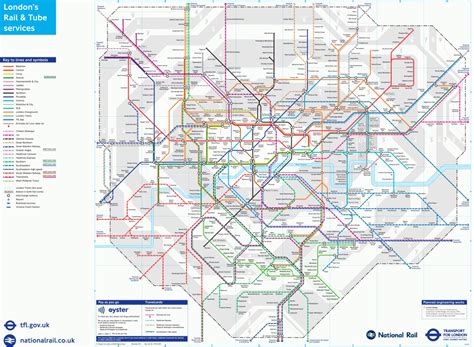 London Tube Map Pdf Printable