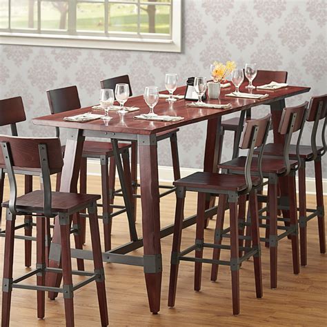 Lancaster Table And Seating 30 X 96 Solid Wood Live Edge Table Top With