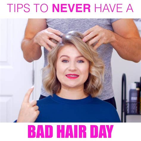 Tips To Never Have A Bad Hair Day 💁🏼‍♀️ Tips To Never Have A Bad Hair