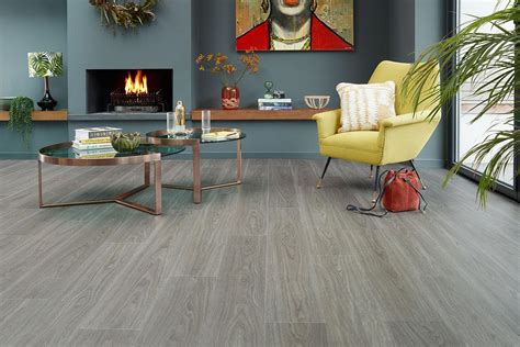 Spectra Grey Walnut Plank Luxury Click Vinyl Flooring