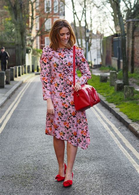 Topshop Pink Floral Dress South Molton St Style