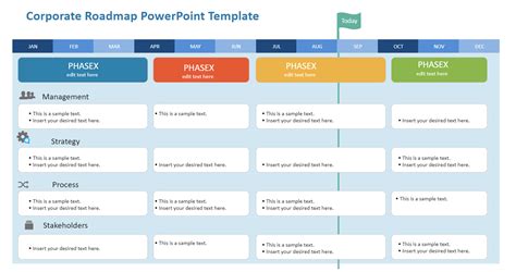 Corporate Roadmap Powerpoint Template Edrawmax Templates