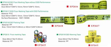 Esd Floor Marking Tape Jrpv Semicon Supplies Inc