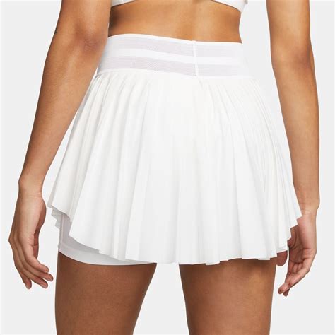 Nike Court Dri Fit Slam Womens High Rise Skirt Whiteblack