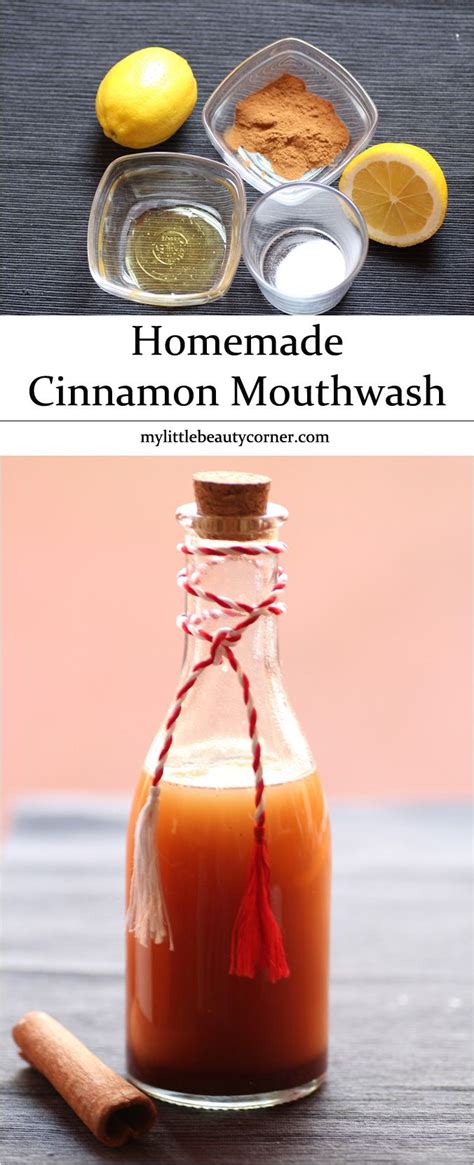 homemade cinnamon mouthwash mouthwash homemade homemade beauty
