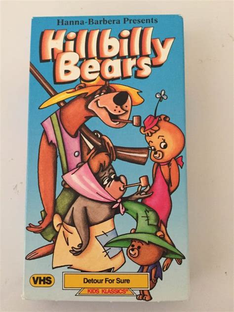 Extremely Rare Hanna Barbera Hillbilly Bears Vhs By Houseofurchin