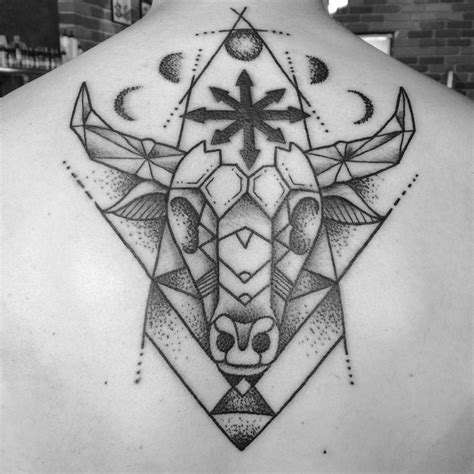 Geometric Taurus Symbol By Chad Leever Tattoonow