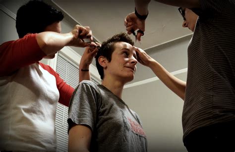 Make sure that the man is sitting in a chair. HOW TO CUT BOYS HAIR WITH SCISSORS. BOYS HAIR WITH ...