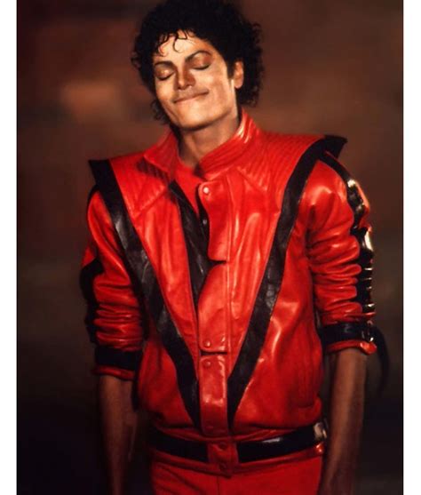 Red And Black Leather Michael Jackson Thriller Jacket Jackets Creator
