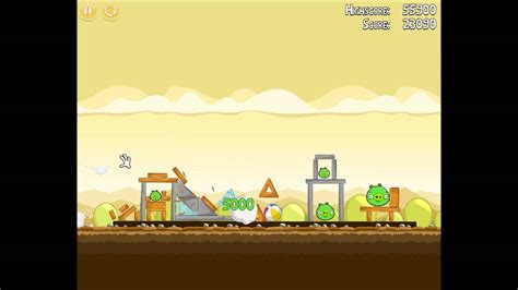 Angry Birds Walkthrough Level 5 1 3 Stars Youtube