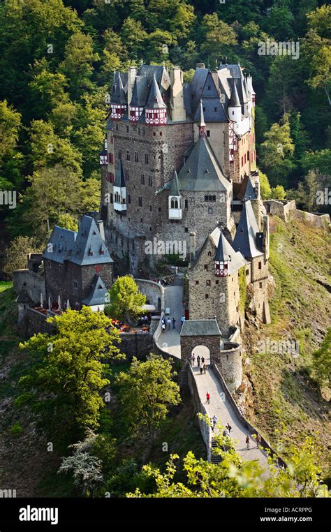 Burg Eltz Castle Germany Stock Photo Alamy