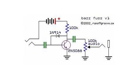 bass fuzz pedal schematic