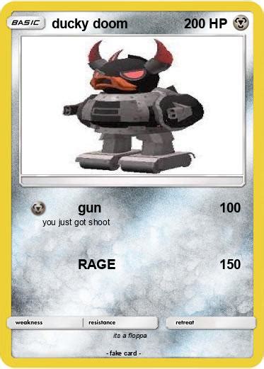 Pokémon Ducky Doom Gun My Pokemon Card