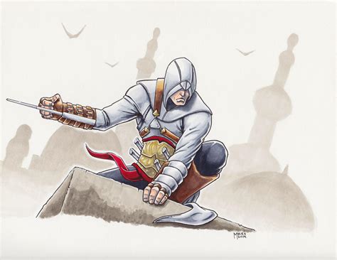 Altair Assassin S Creed By Mylesillustration On Deviantart