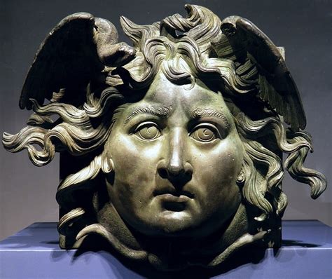 Bronze Head Of Medusa Illustration World History Encyclopedia