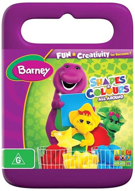 Buy Barney Shapes And Colours All Around Online Sanity
