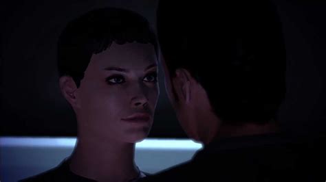 Mass Effect 1 Romance Kaidan And Femshep Final Scene Youtube