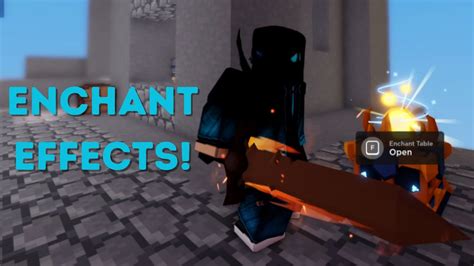 New Enchant Effects On Swords Roblox Bedwars Youtube
