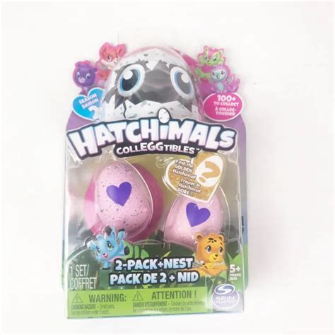 Hatchimals Colleggtibles Season 1 Mini Hatching Egg 2 Pack And Nest Set