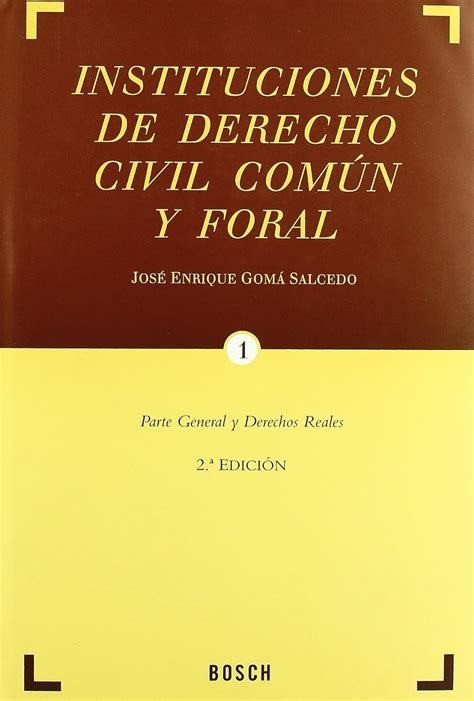 Instituciones De Derecho Civil Común Y Foral 2ª Edición