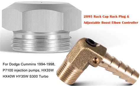 Camoo 2095 Rack Cap Rack Plug And Adjustable Boost Elbow